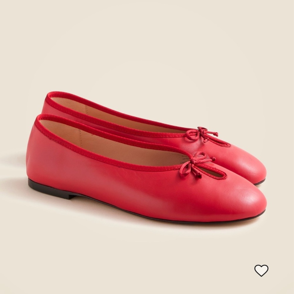 J. Crew Cherry Red Ballet Flats